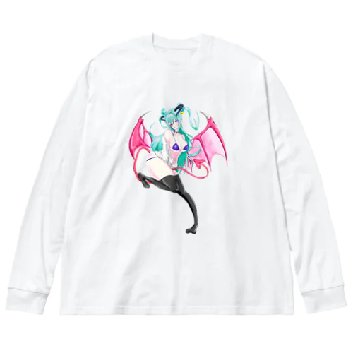 恥ずかしがり屋のDeviNanya Big Long Sleeve T-Shirt