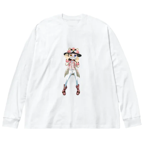 Caitsith Tennchann ビッグシルエットロングスリーブTシャツ