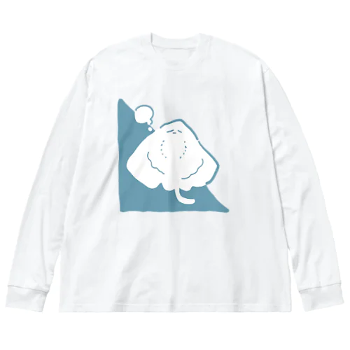 考えるエイ Big Long Sleeve T-Shirt