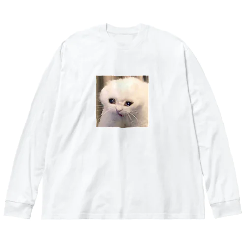 泣き猫 Big Long Sleeve T-Shirt