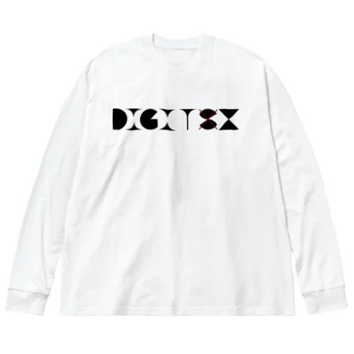 ×S ロゴ Digitz  ビッグシルエットロングスリーブTシャツ