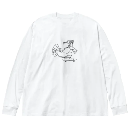 【黒】滑板皇后 ビッグシルエットロングスリーブTシャツ