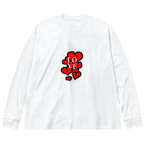 バレンタインlove Big Long Sleeve T-Shirt