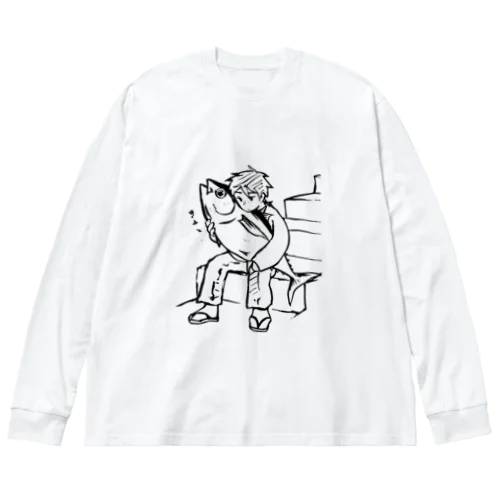 マグロのぬくもり Big Long Sleeve T-Shirt