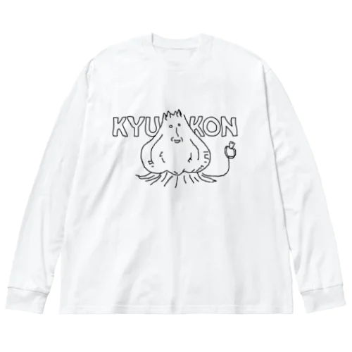 キュウコン（文字バック） ビッグシルエットロングスリーブTシャツ