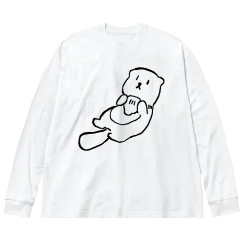 らっこ 単体 Big Long Sleeve T-Shirt