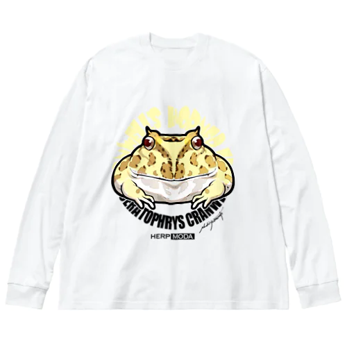 ツノガエル/イエロー Big Long Sleeve T-Shirt