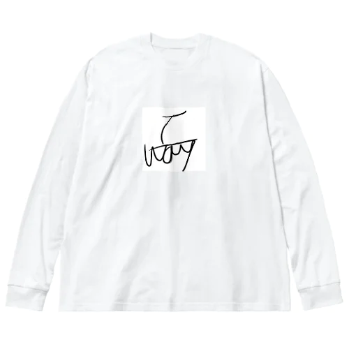 T-WAY ロゴ Big Long Sleeve T-Shirt