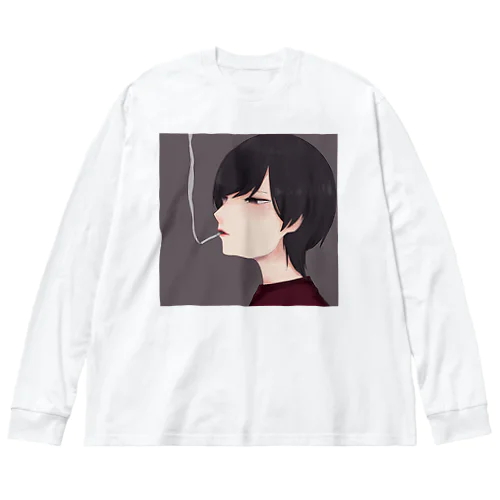 煙草 Big Long Sleeve T-Shirt