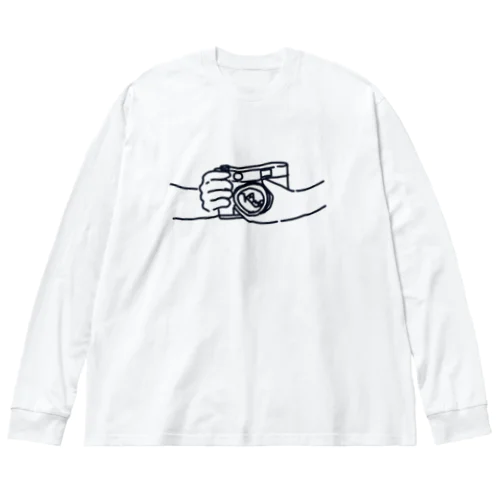 B_手書き Big Long Sleeve T-Shirt