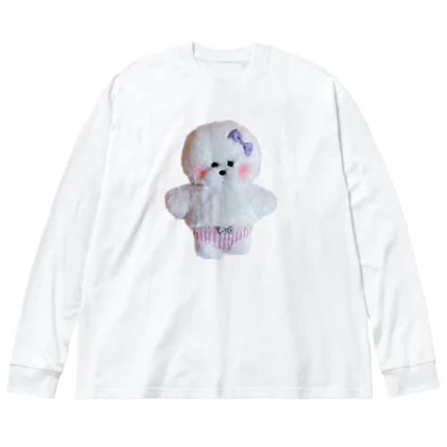 おパンツ　ビションフリーゼ　ぬいぐるみ Big Long Sleeve T-Shirt