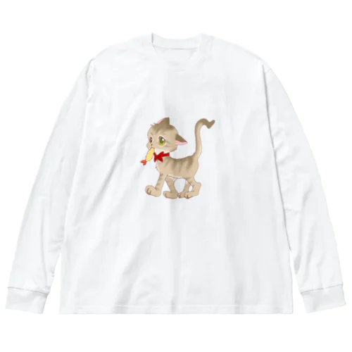 キジトラのライドウ(Toy) Big Long Sleeve T-Shirt