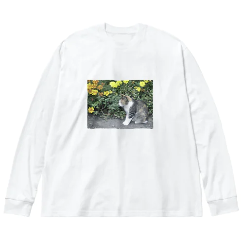 hometown cat ビッグシルエットロングスリーブTシャツ