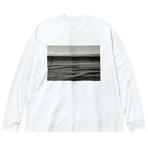 wave_01 ビッグシルエットロングスリーブTシャツ