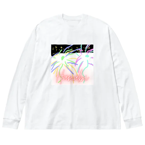 HANABI🎇 ビッグシルエットロングスリーブTシャツ