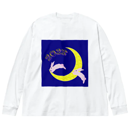 うさぎ年　2023　ピンク・ラビット Big Long Sleeve T-Shirt