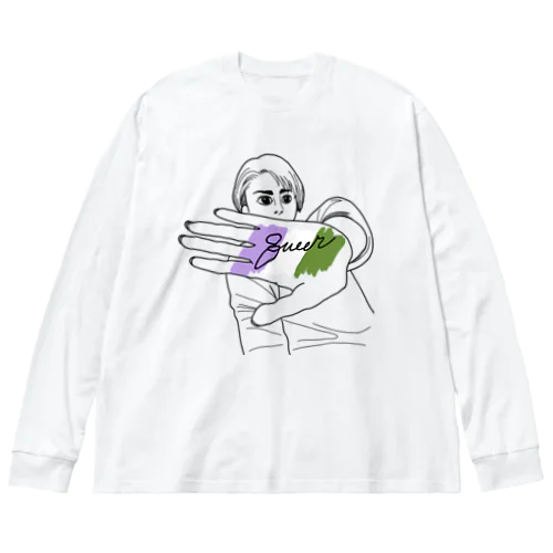 私はクィアです。 Big Long Sleeve T-Shirt