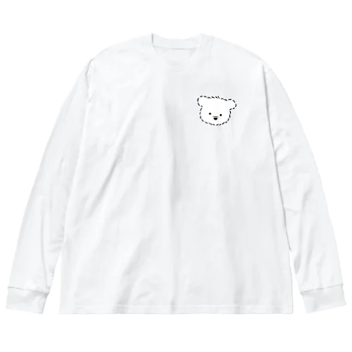 こめくまカフェ　こめくまちゃん ビッグシルエットロングスリーブTシャツ