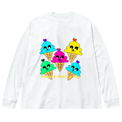 ソフトクリーム🍦 ビッグシルエットロングスリーブTシャツ