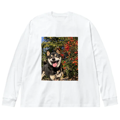 柴犬のけんたろー ビッグシルエットロングスリーブTシャツ