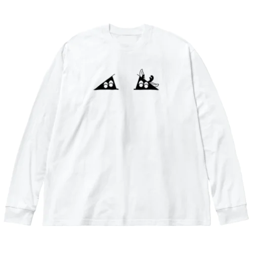 忍者スリスリくん&忍者ッカロープ Big Long Sleeve T-Shirt