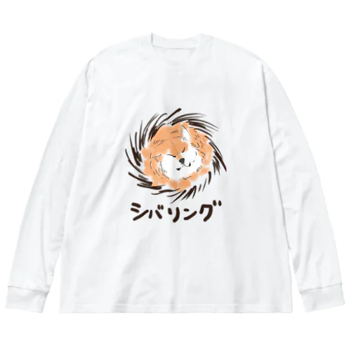 柴リング ビッグシルエットロングスリーブTシャツ