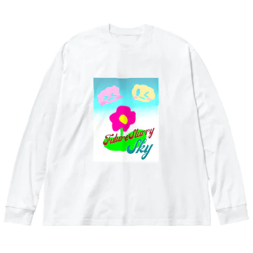 お花と雲🌼☁ Big Long Sleeve T-Shirt