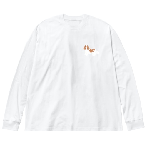 ゆるゆるキャバリア Big Long Sleeve T-Shirt