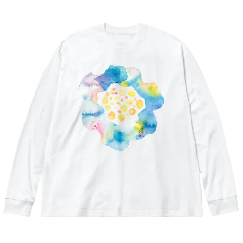 ぼやけた花 Big Long Sleeve T-Shirt