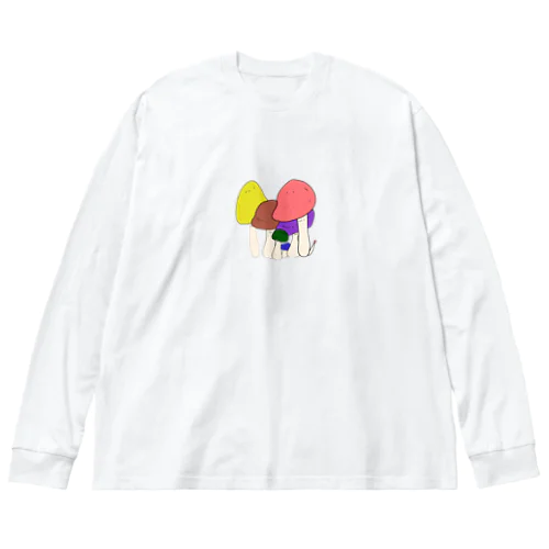 きのこっ！群衆ぅぅう Big Long Sleeve T-Shirt