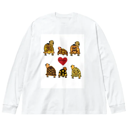 リクガメんず①tortoiseシリーズ Big Long Sleeve T-Shirt