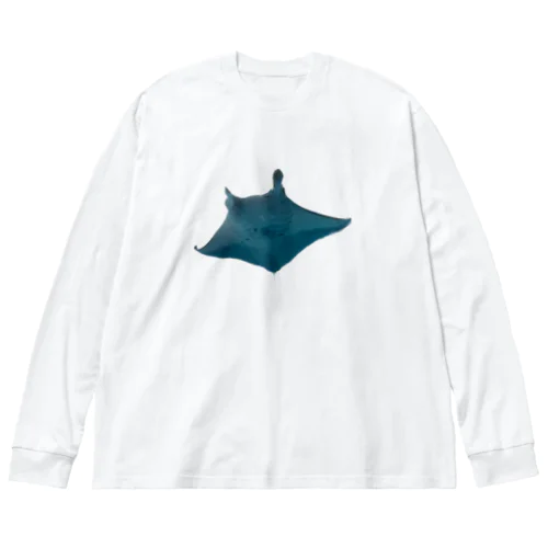 マンタくん Big Long Sleeve T-Shirt