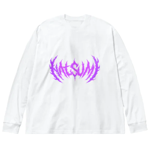 Natsumi deathlogo（なつみさんのデスロゴ） ビッグシルエットロングスリーブTシャツ