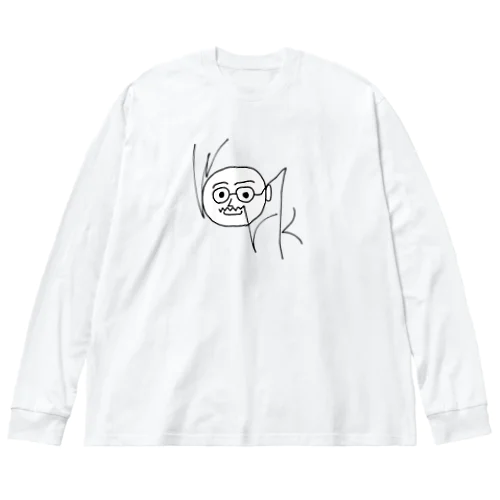 はたらくおっさん。 ビッグシルエットロングスリーブTシャツ