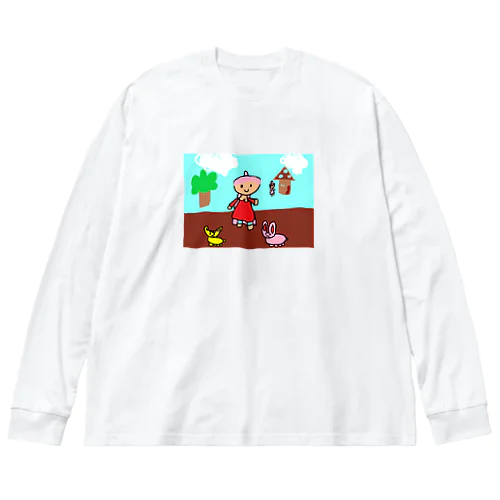 ろろちゃん ビッグシルエットロングスリーブTシャツ