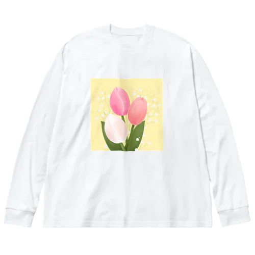 ささやかな花束 ビッグシルエットロングスリーブTシャツ