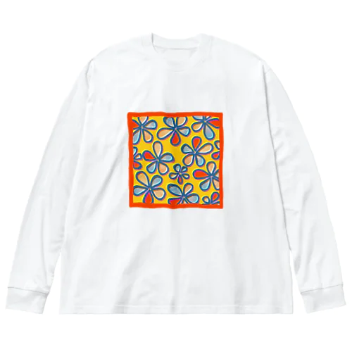 Flower ビッグシルエットロングスリーブTシャツ