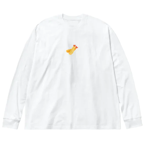 海老天の中のエビ天 Big Long Sleeve T-Shirt