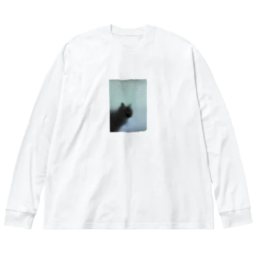 すりガラスの猫 Big Long Sleeve T-Shirt