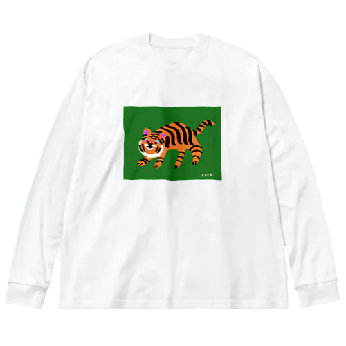 トラ Big Long Sleeve T-Shirt