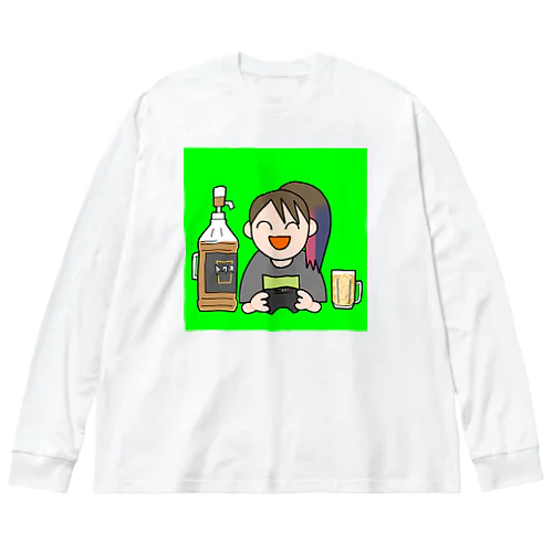 あたるちゃん ビッグシルエットロングスリーブTシャツ