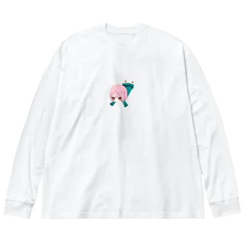 三日月 華蓮 Big Long Sleeve T-Shirt