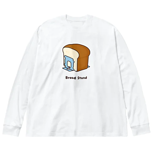 パン立てるやつ ビッグシルエットロングスリーブTシャツ