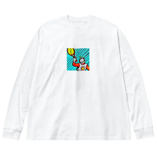 space suit tennis ビッグシルエットロングスリーブTシャツ