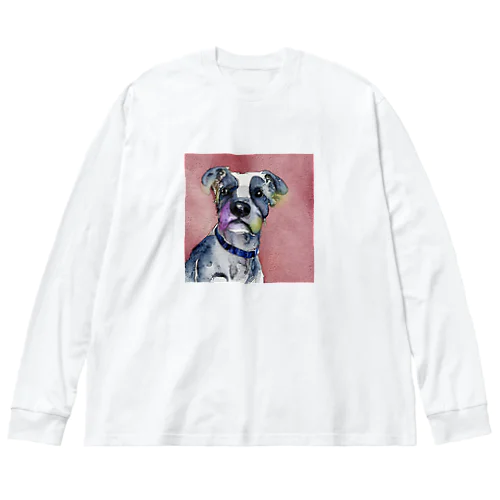 dog2 ビッグシルエットロングスリーブTシャツ