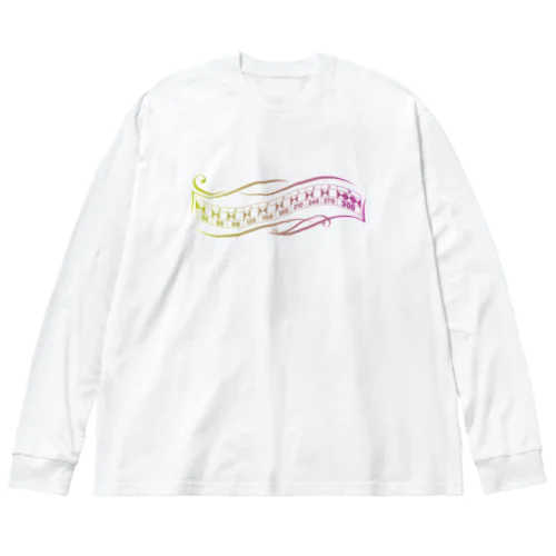 ボウリング「パーフェクトスコア300」グラデーション Big Long Sleeve T-Shirt
