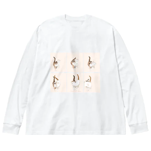 猫のあくび Big Long Sleeve T-Shirt