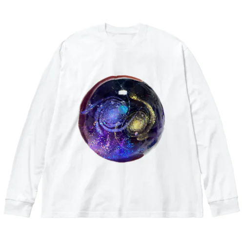 宇宙玉レジン ビッグシルエットロングスリーブTシャツ