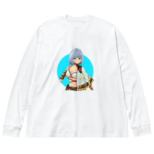 ファンタジーな女の子 ビッグシルエットロングスリーブTシャツ