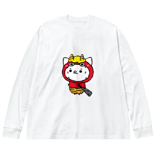 にゃんころげ#0027 ビッグシルエットロングスリーブTシャツ